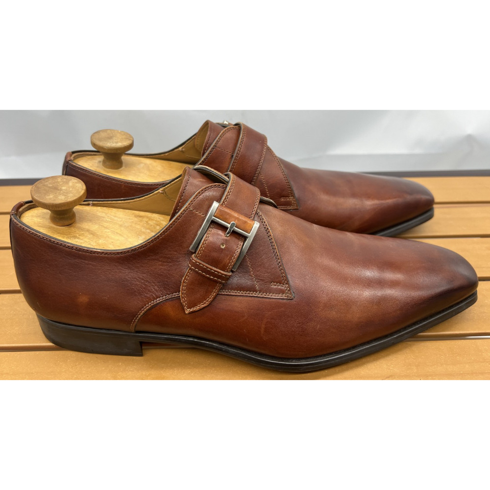 MAGNANNI Monk Strap Loafers Mens Size 10.5 - Picture 7 of 13
